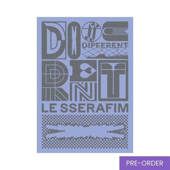 {PRE-ORDER} LE SSERAFIM - Japan 4th Single [DIFFERENT] (OFFBEAT CLOVE Edition)